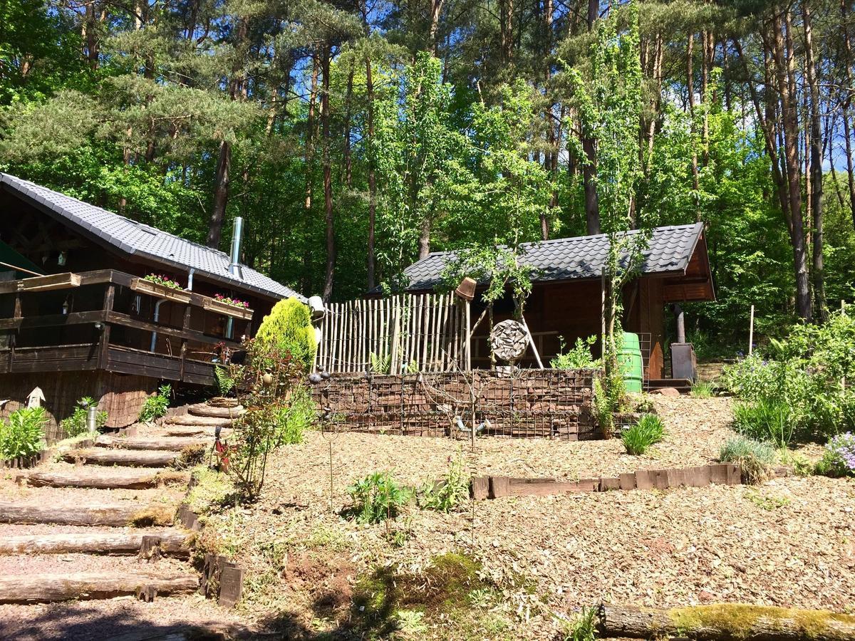 Cosy Chalet With Private Sauna In Bousseviller Bagian luar foto